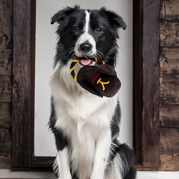 design LAB, Inc. Official Yellowstone Merchandise | Dutton Ranch Toy Bundle - Variety Gift Set | Toys Include Plush Cow, Bone Shaped Squeaky Plush, and Cowboy Hat with Tug Rope for Dogs