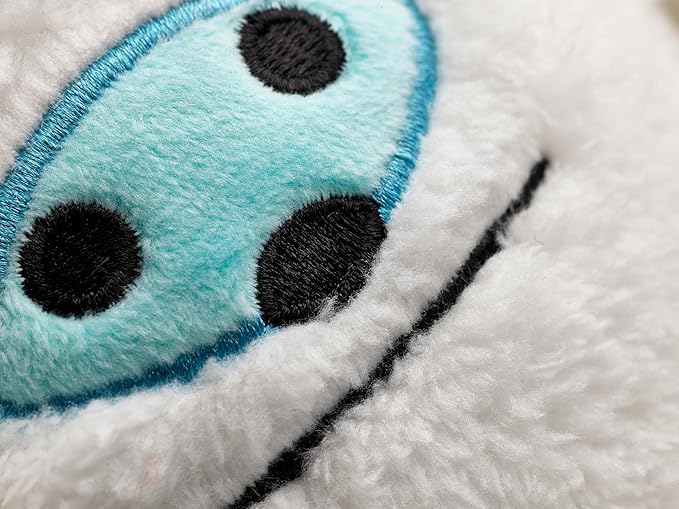 Flourish Pets 3 in 1 Multi-Layer Chew Toy for Active Dogs | Non-Toxic BPA Free Double Stitched Soft Fabric Exterior Dog Toys | Long-Lasting Dog Plush Toys – Large Yeti 11"