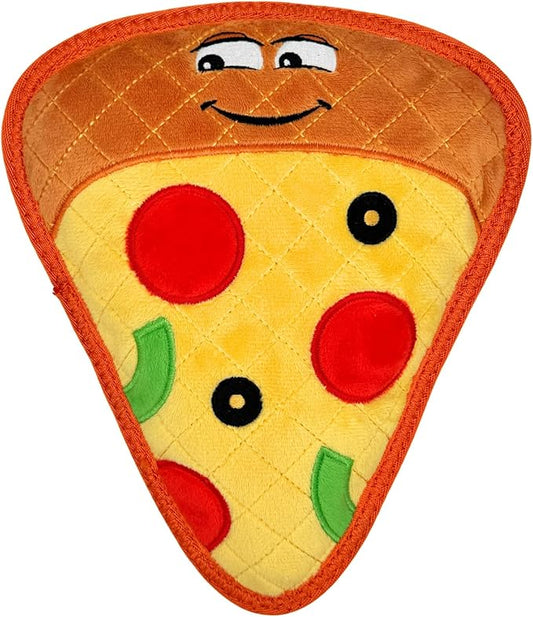 Durable Pizza Squeaky Dog Toy for Aggressive Chewers, Tough Aggressive Dog Chew Toy, Chewer Dog Toy for Puppy, Small, Medium and Large Dogs