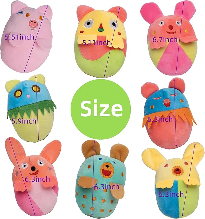 Puppy Dog Squeaky Toys (Dog Toys(20pack))