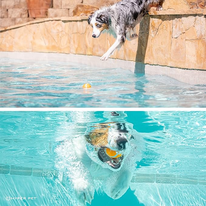 Hyper Pet Tennis Balls for Dogs (Safe Ball for Exercise and Training) Interactive Dog Toys work with Hyper Pet K9 Kannon K2 Dog Ball Launcher - 4 Pack 2.5" Orange