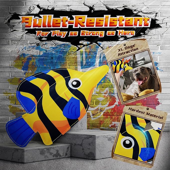 Heavy Duty Various Dog Chew Toys for Aggressive Chewers, 9 Pack Indestructible Large Dog Toys Include Tug Chew & Rope Toy, Squeaky Toys for Medium Large Breed Dogs (for Powerful Chewers)