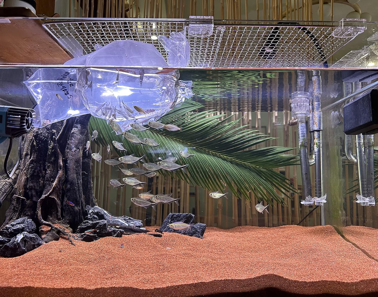 11lb Natural South American Rainforest Sand, Aquarium red Sand, Lava Rock Soil, Red Lava Rock Sand, Succulent Sand Fish Tank Sand Aquarium Substrate Sand